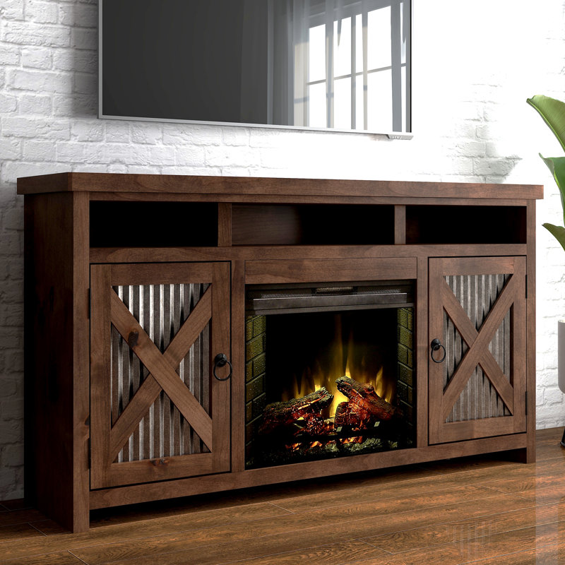 Millwood Pines Bettie Solid Wood TV Stand for TVs up to 78" with